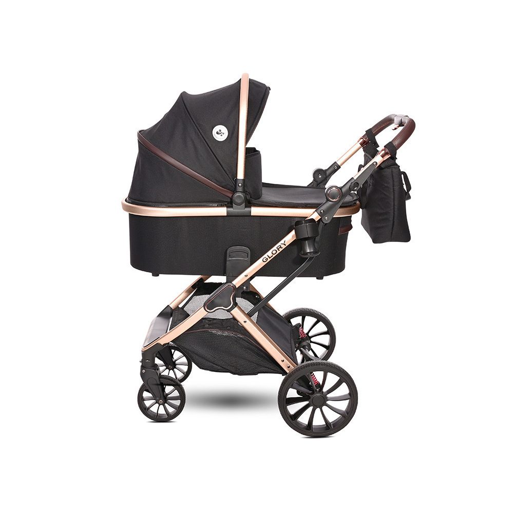 Lorelli Glory multifunkciós babakocsi + adapter - Black Diamond