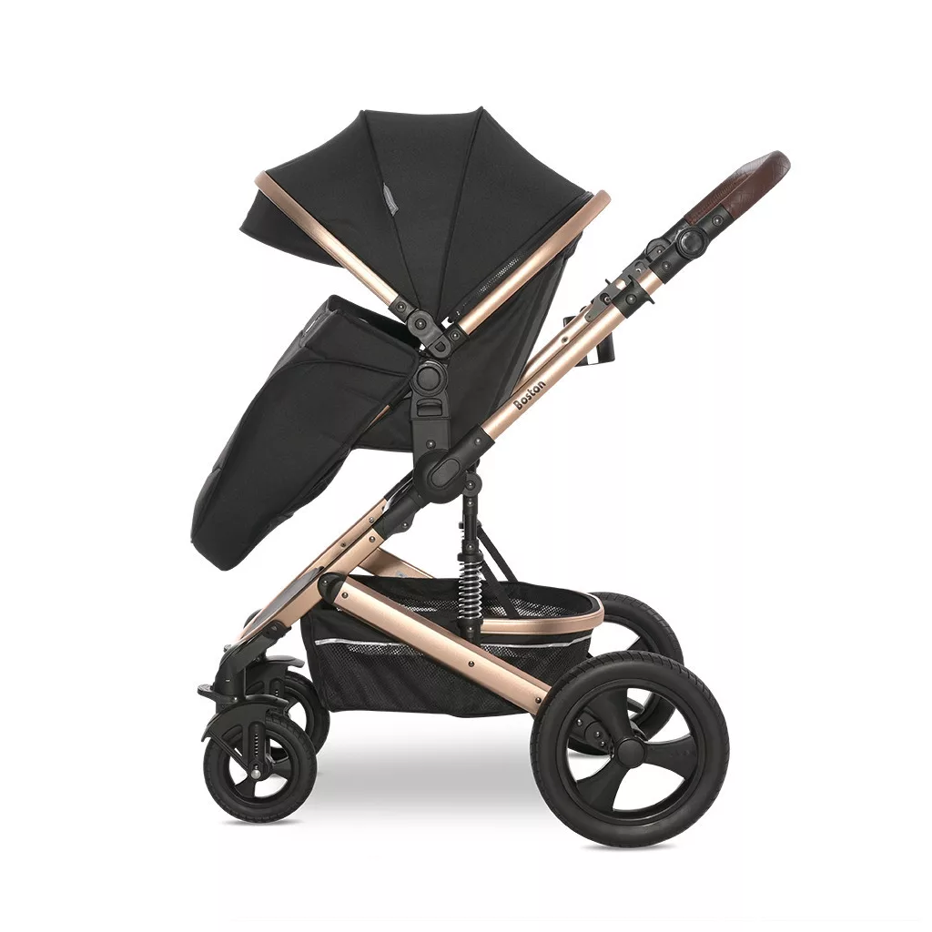 Lorelli Boston multifunkciós babakocsi + adapter - Black