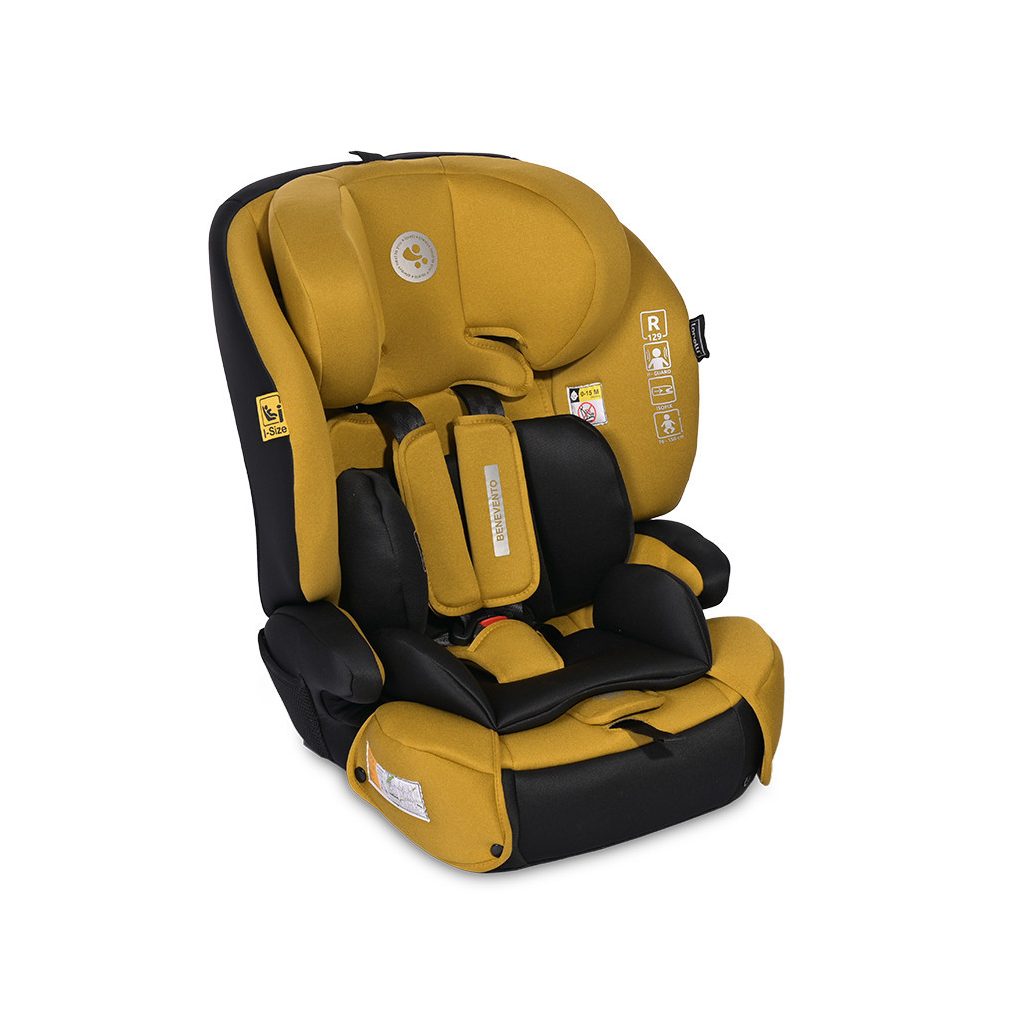 Lorelli Benevento autósülés Isofix 76-150cm - Lemon Curry