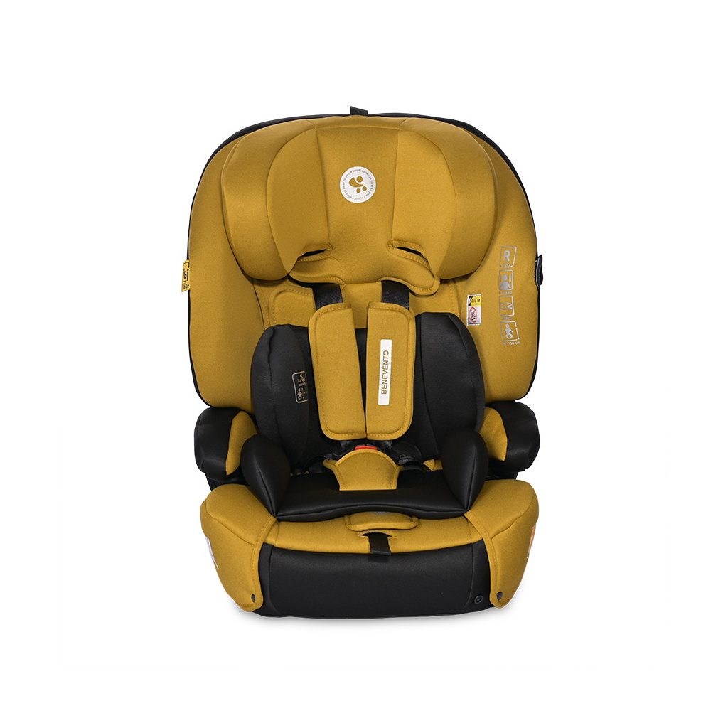 Lorelli Benevento autósülés Isofix 76-150cm - Lemon Curry