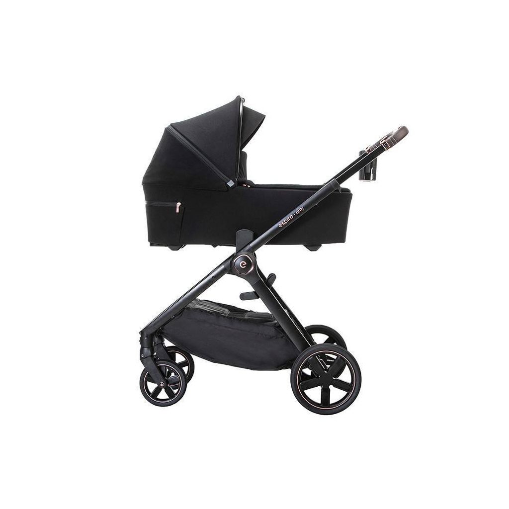 Espiro Only Gel multifunkciós babakocsi fekete vázzal - 304 Stylish Khaki