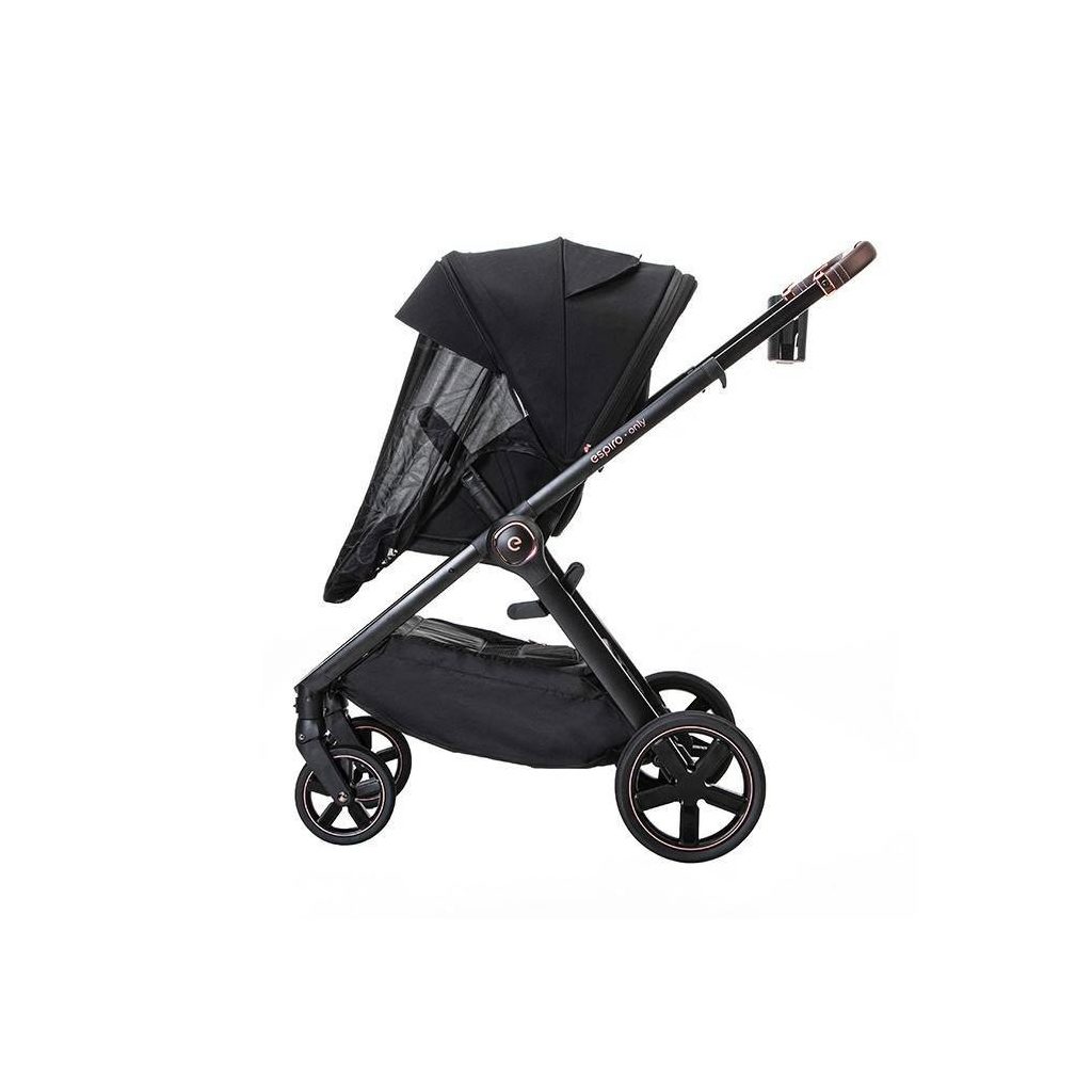 Espiro Only Gel multifunkciós babakocsi fekete vázzal - 304 Stylish Khaki