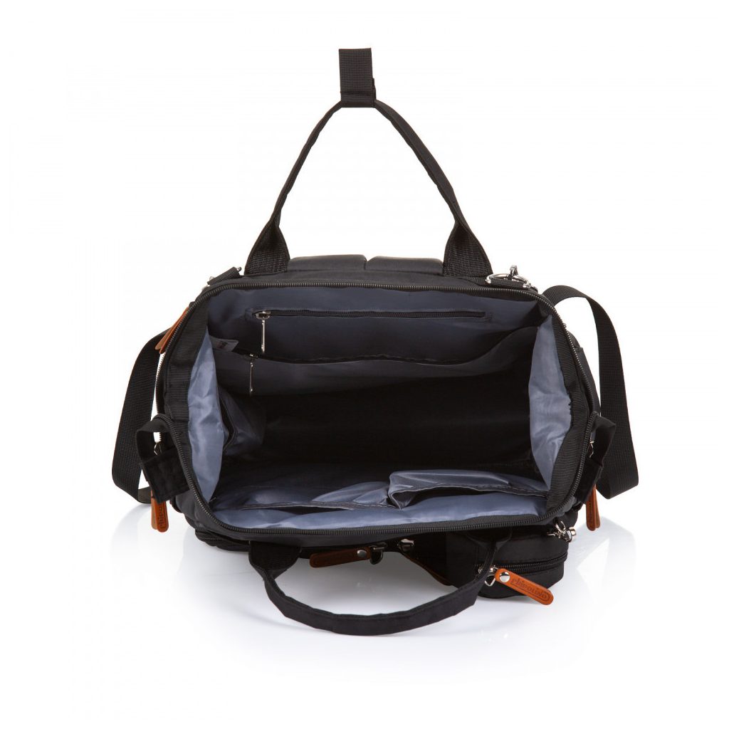 Chipolino pelenkázó táska/hátizsák - Obsidian