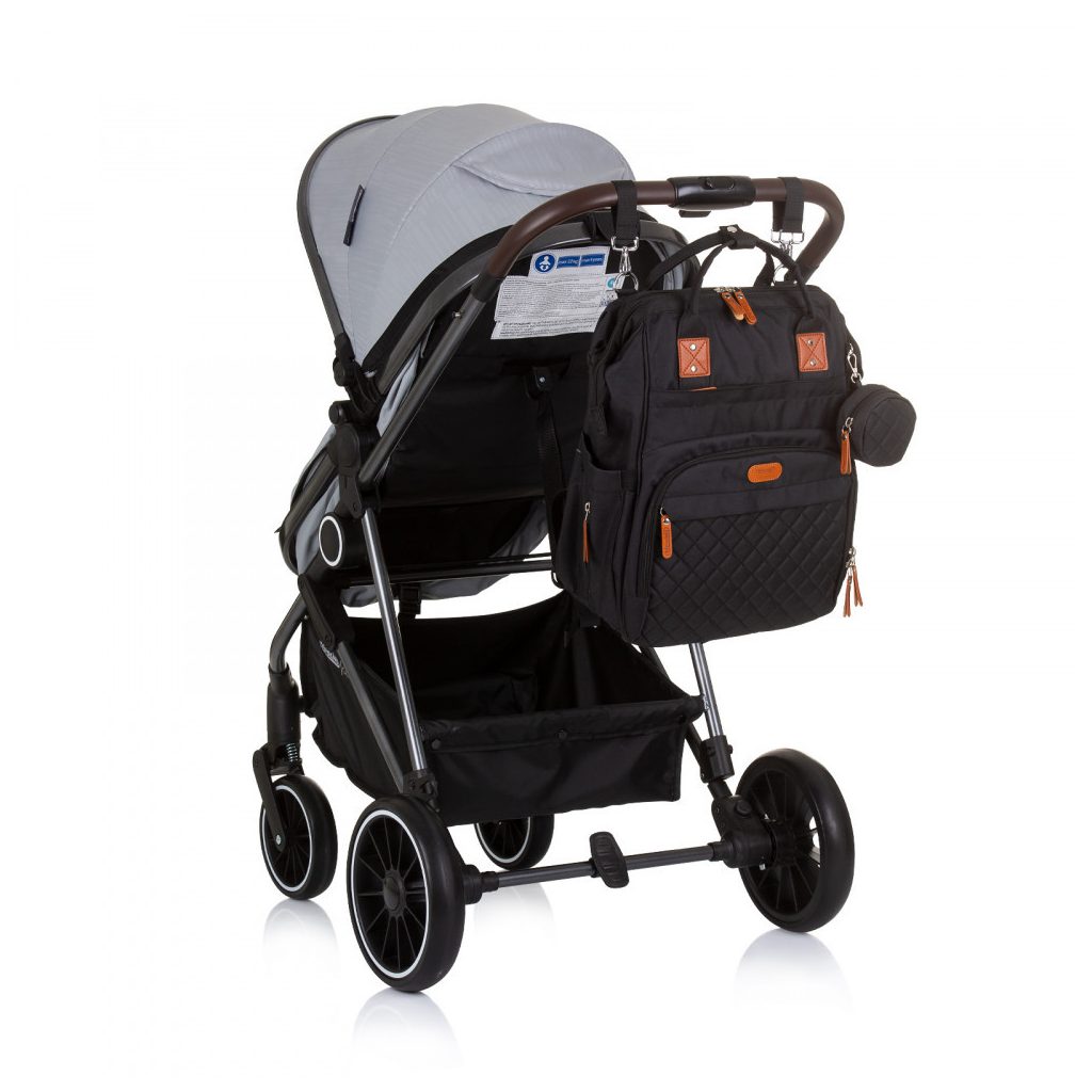 Chipolino pelenkázó táska/hátizsák - Obsidian