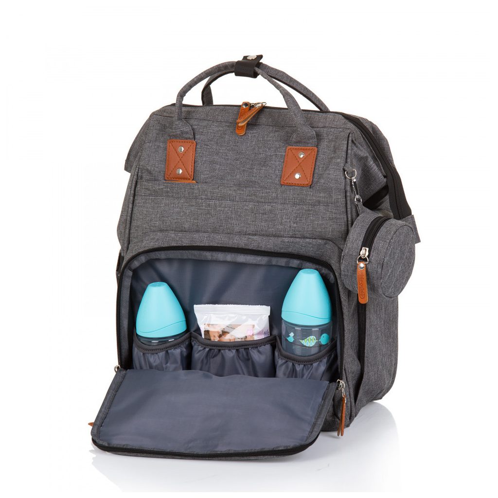 Chipolino pelenkázó táska/hátizsák - Granite