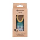 PETITE&MARS Szilikon gyümölcs etető cumi Fruzi Green&Ochre 6hó+