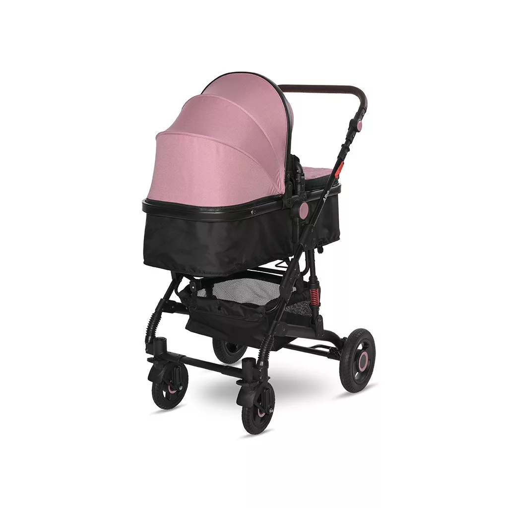 Lorelli Alba multifunkciós babakocsi + adapter - Premium Pink