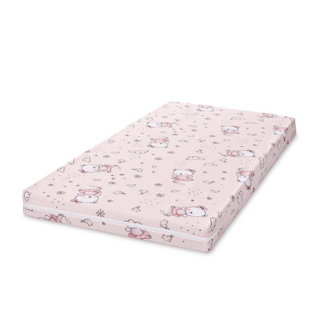 Lorelli Classic Habszivacs matrac 60x120x9 cm - Pink Baller Bear