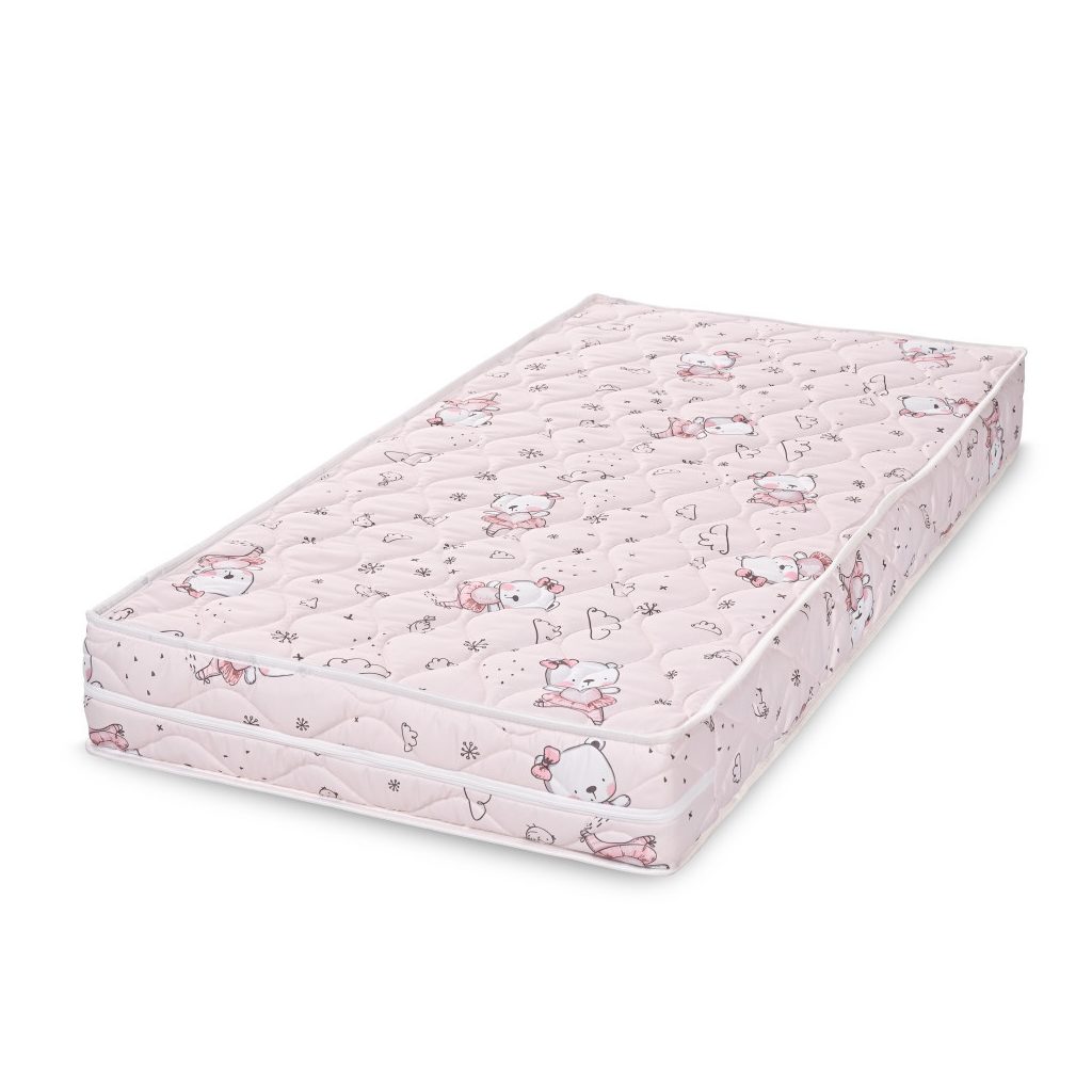 Lorelli Relax szivacs matrac 60x120x12 cm - Pink Ballerina Bear