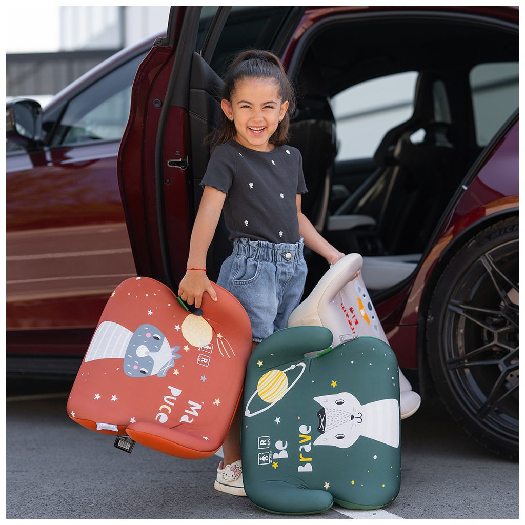 Lorelli Orion autós ülésmagasító 125-150cm - Black Rabbit