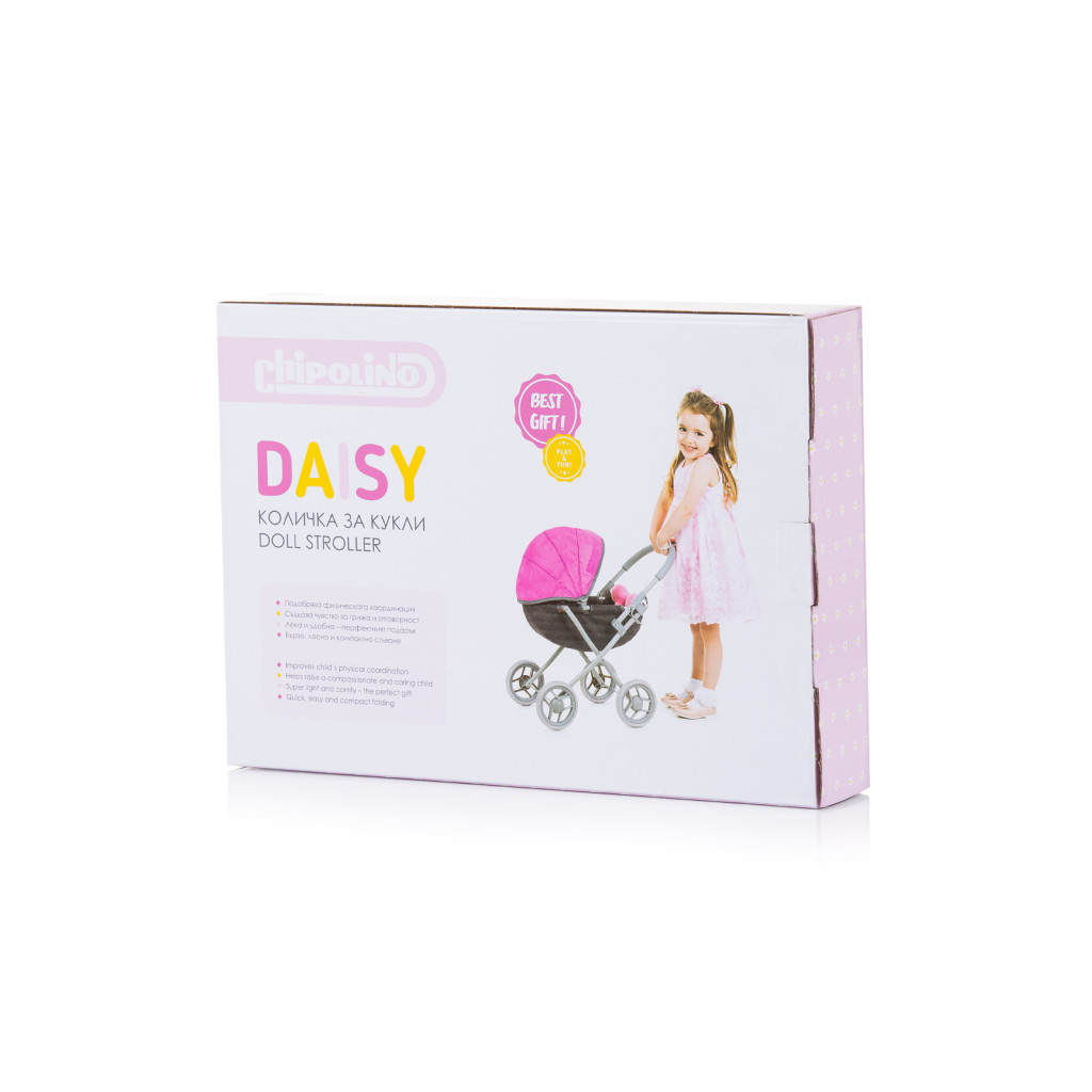 Chipolino Daisy játék babakocsi - Hearts