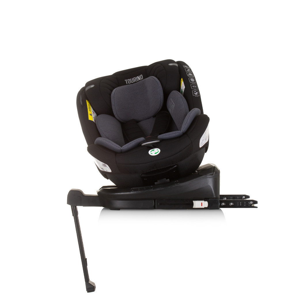 Chipolino Tourino 360 I-Size autósülés 40-150 cm - Obsidian