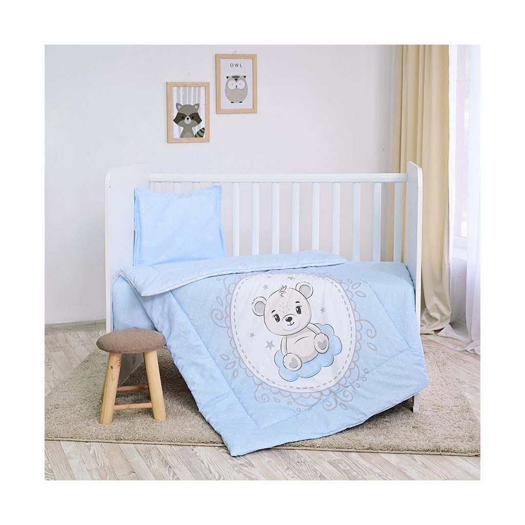 Lorelli 5 részes ágynemű garnitúra - Little Bear Blue