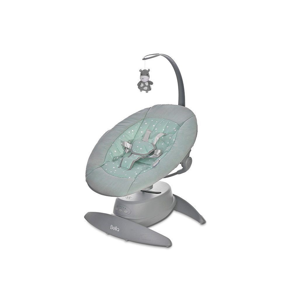 Lorelli Bella elektromos babahinta 9 kg-ig - Frosty Green Stars