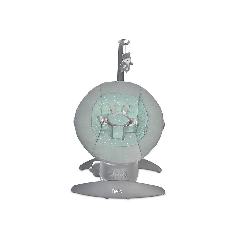 Lorelli Bella elektromos babahinta 9 kg-ig - Frosty Green Stars