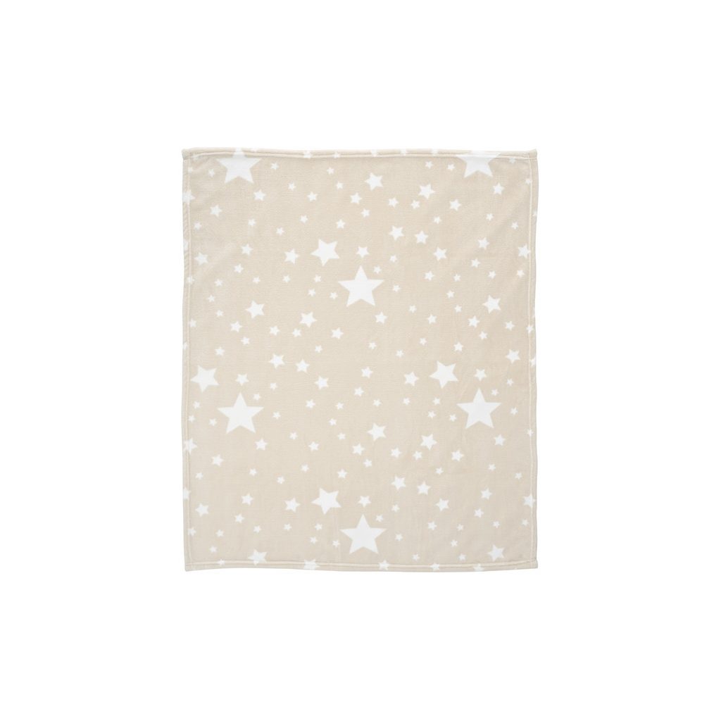 Lorelli Polár takaró 85x100 cm - Beige Stars