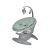 Lorelli Toscana elektromos babahinta 9 kg-ig - Frosty Green Stars
