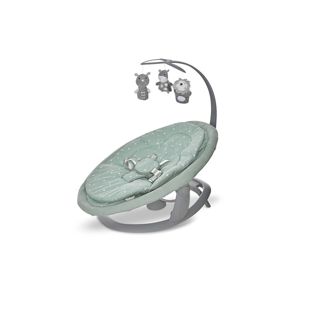 Lorelli Toscana elektromos babahinta 9 kg-ig - Frosty Green Stars