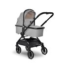 Lorelli Reya 3az1-ben multifunkciós babakocsi átfordítható tolókarral + Joy autóshordozó - Grey