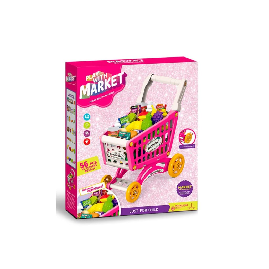 Chipolino Bevásárlókocsi játékszett - 56 db-os