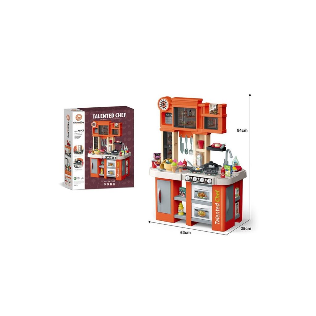 Chipolino Játékkonyha fényekkel - csaptelep vízzel, forralással