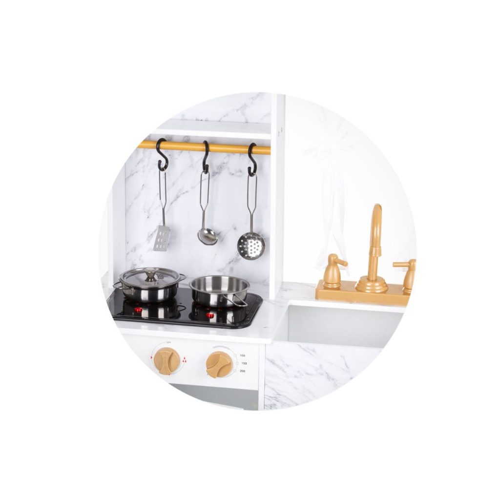 Chipolino Játékkonyha hangokkal és fényekkel - főzőlappal és fagyikészítővel