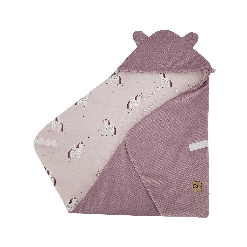 EKO Lábzsák autósülésbe VELVET Unicorn 110x100 cm