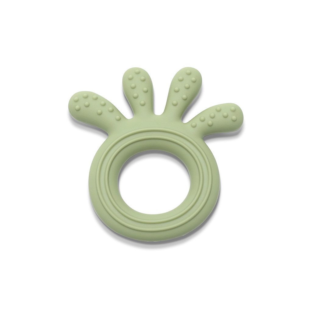 Lorelli Polip természetes szilikon rágóka - Fresh Green