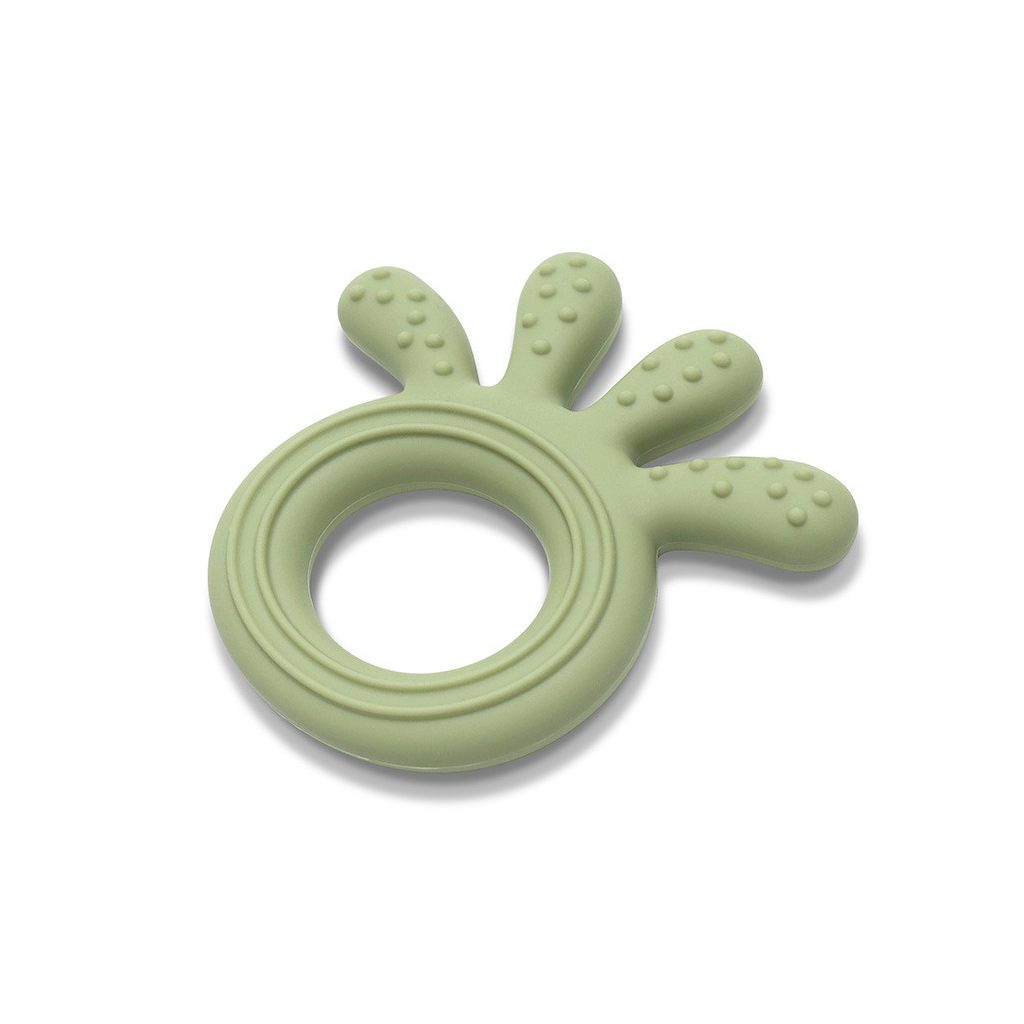 Lorelli Polip természetes szilikon rágóka - Fresh Green