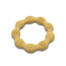 Lorelli Természetes szilikon rágóka karika - Yellow