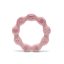 Lorelli Természetes szilikon rágóka karika - Deep Pink