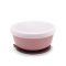Lorelli Természetes szilikon tál tetővel - Deep Pink