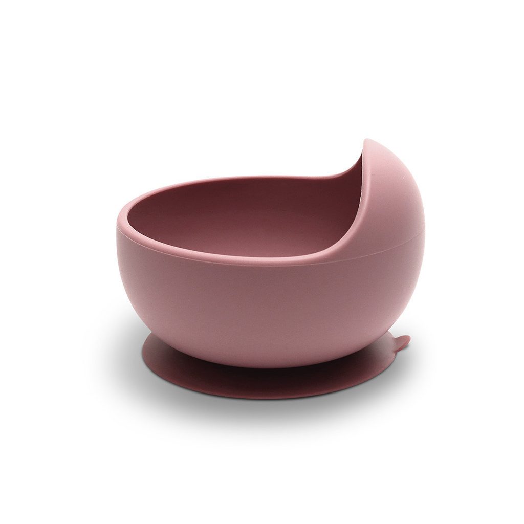 Lorelli szilikon tál tapadókoronggal - Deep Pink