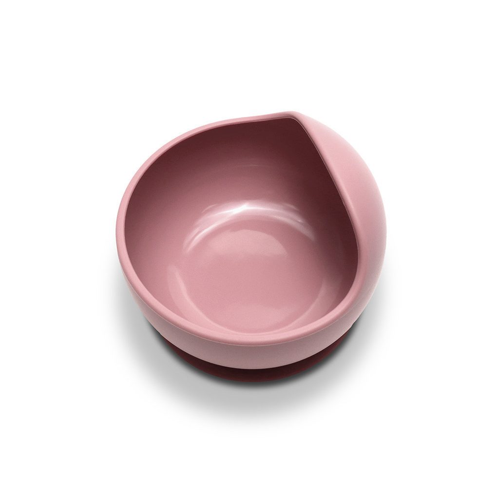 Lorelli szilikon tál tapadókoronggal - Deep Pink