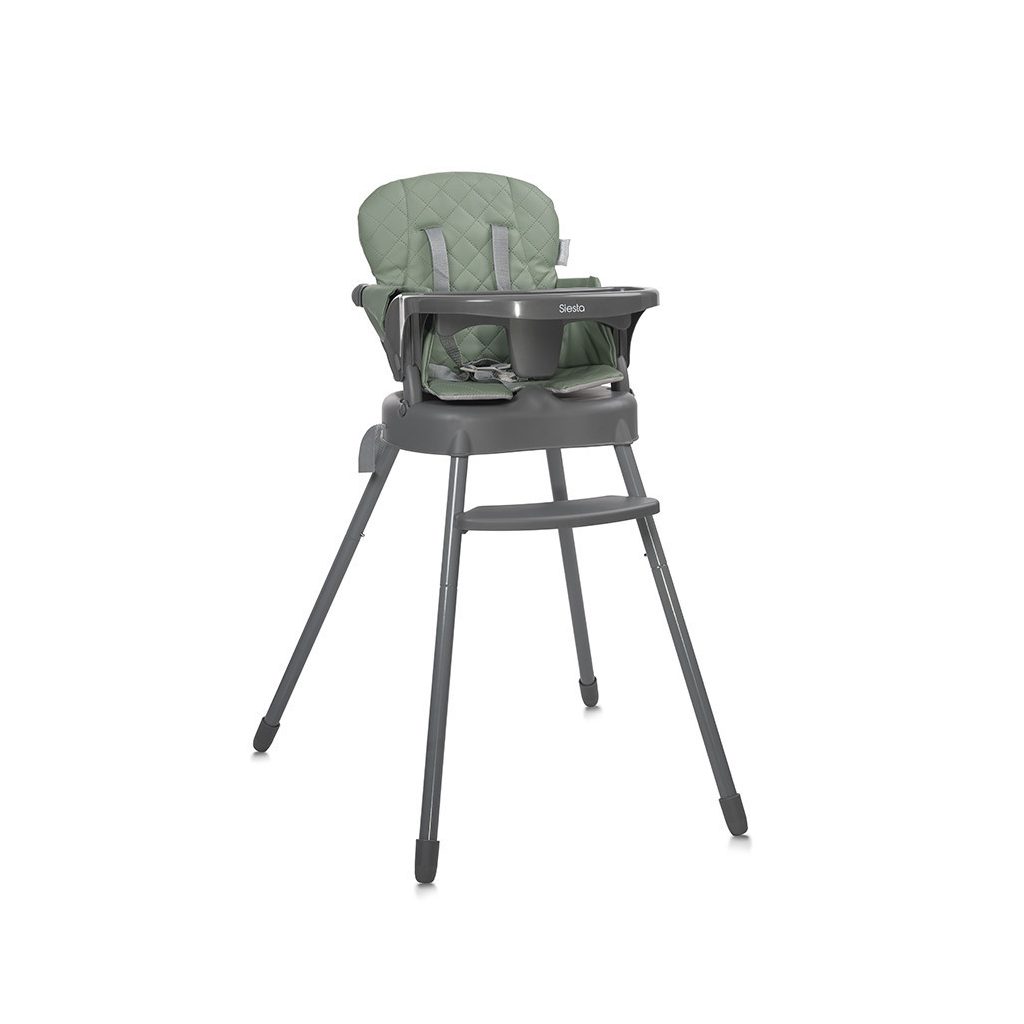 Lorelli Siesta 3az1-ben fix etetőszék, Green Leather