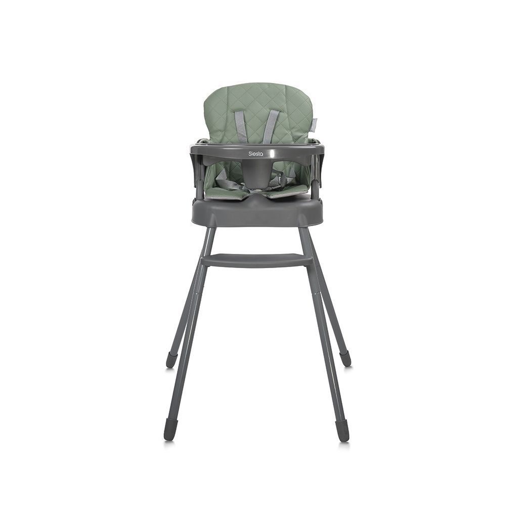 Lorelli Siesta 3az1-ben fix etetőszék, Green Leather