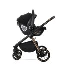 Lorelli Bianca 3az1-ben újszülött babakocsi Lorelli Aria Luxe hordozóval - Black (2 doboz)