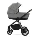 Lorelli Bianca 3az1-ben újszülött babakocsi Lorelli Aria Luxe hordozóval - Grey (2 doboz)