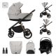 Lorelli Bianca 3az1-ben újszülött babakocsi Lorelli Aria Luxe hordozóval - Beige warm (2doboz)