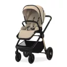Lorelli Bianca 3az1-ben újszülött babakocsi Lorelli Aria Luxe hordozóval - Beige warm (2 doboz)