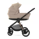 Lorelli Bianca 3az1-ben újszülött babakocsi Lorelli Aria Luxe hordozóval - Beige warm (2 doboz)