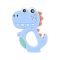 Baby Care szilikon rágóka - Dino Lucky Blue