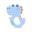 Baby Care szilikon rágóka - Dino Lucky Blue