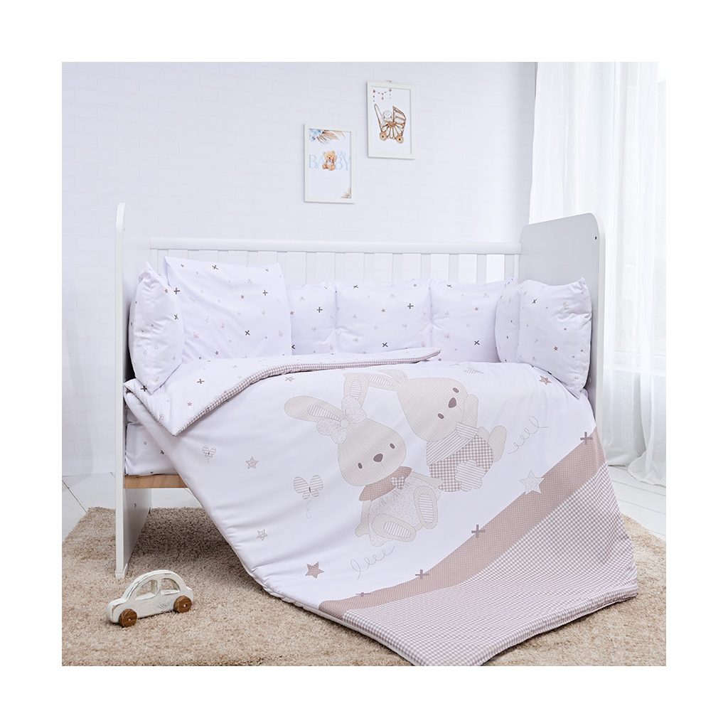 Lorelli 5 részes ágynemű garnitúra - Honey Bunny Beige