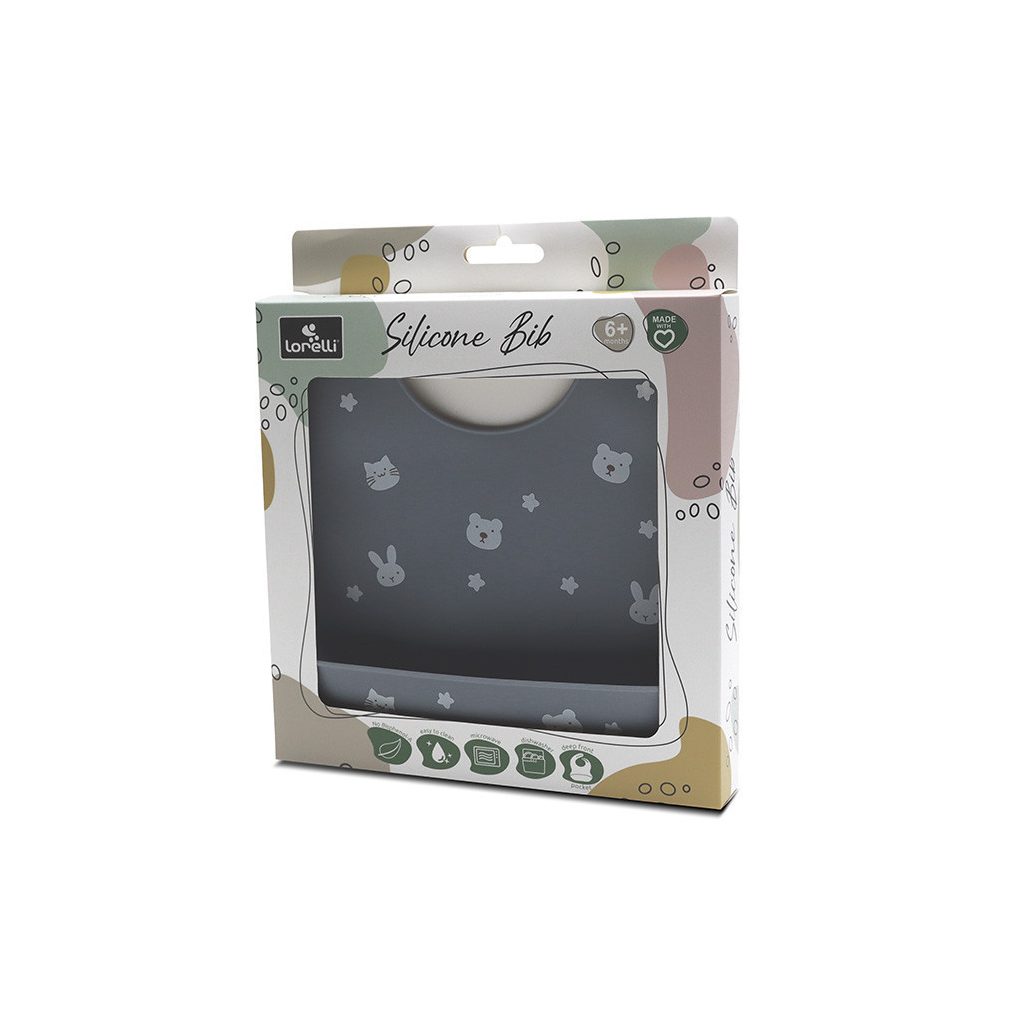 Lorelli Szilikon előke - grey
