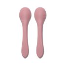 Lorelli Szilikon kanalak, 2 db - deep pink