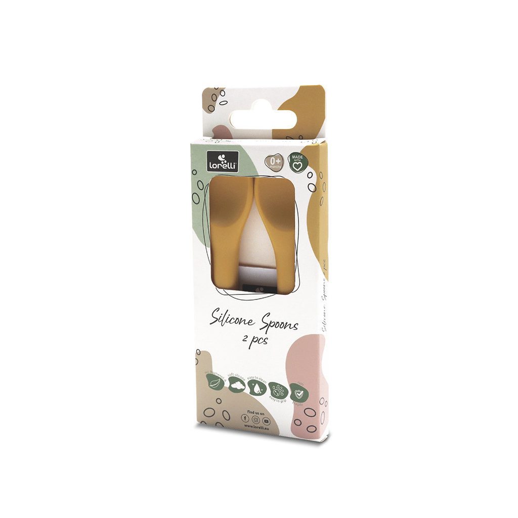 Lorelli Szilikon kanalak, 2 db - yellow