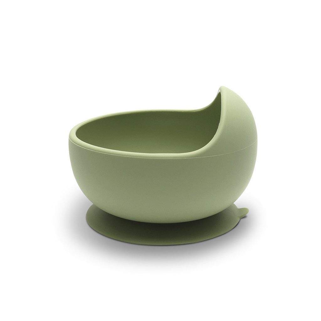 Lorelli Szilikon tál tapadókoronggal - Fresh Green