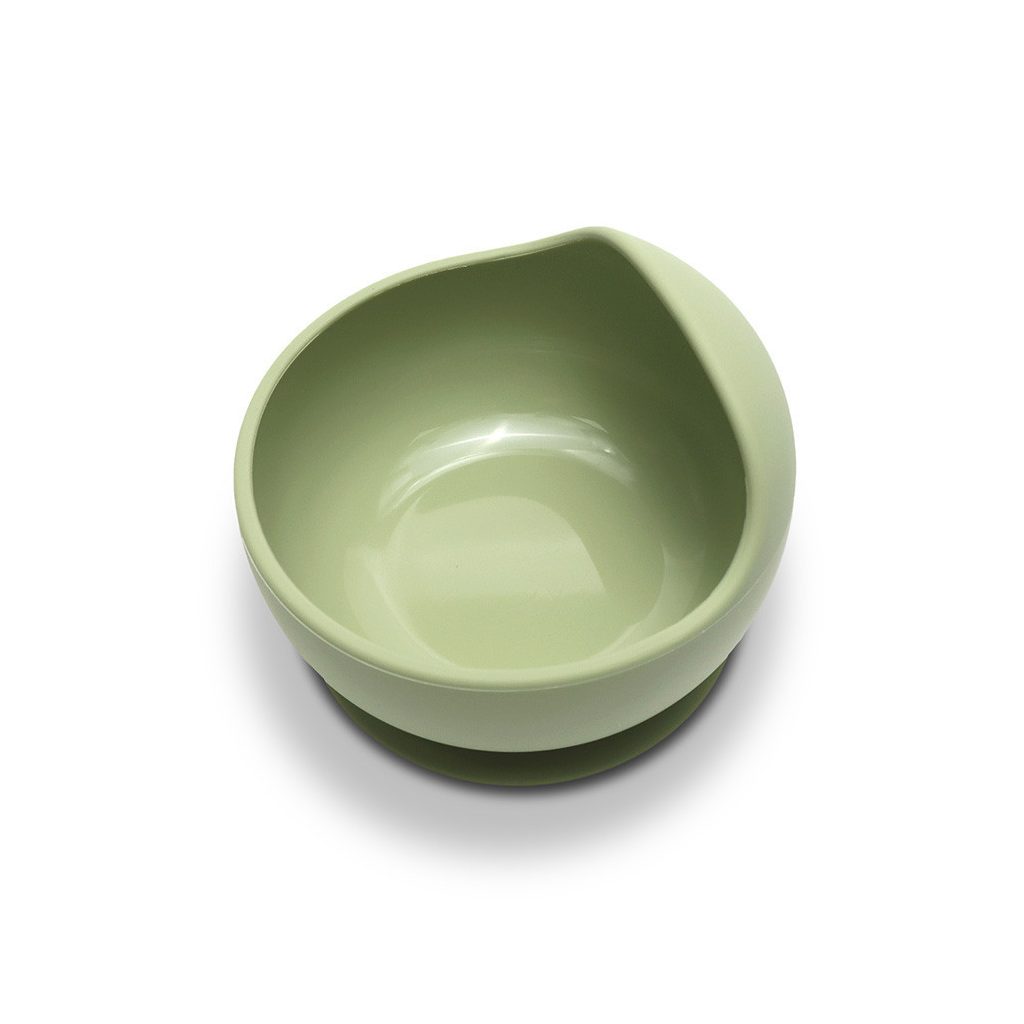 Lorelli Szilikon tál tapadókoronggal - Fresh Green