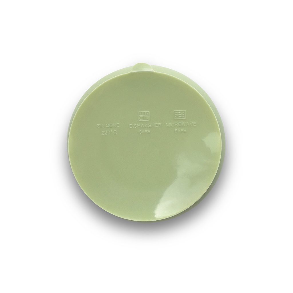 Lorelli Szilikon tál tapadókoronggal - Fresh Green